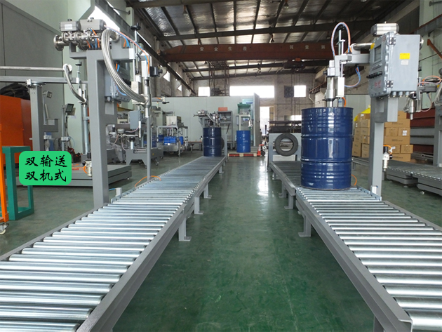 GAF-300系列液體灌裝機生產(chǎn)線應用2